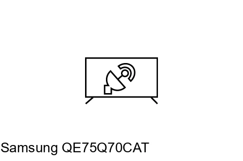 Search for channels on Samsung QE75Q70CAT