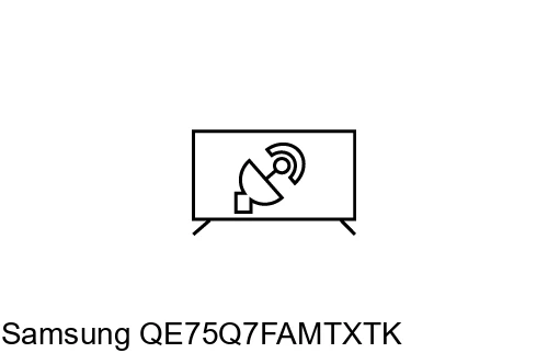 Rechercher des chaînes sur Samsung QE75Q7FAMTXTK