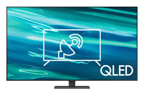 Search for channels on Samsung QE75Q80AAT
