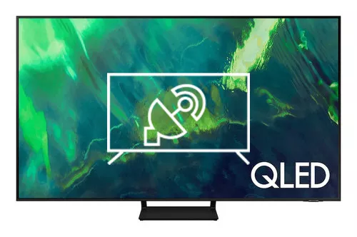 Search for channels on Samsung QN55Q70AAF