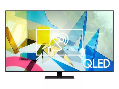Search for channels on Samsung QN55Q80TAFXZA