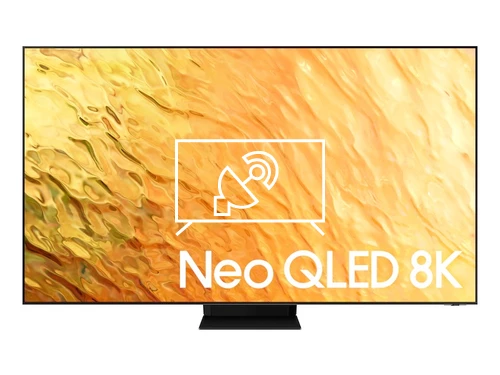 Search for channels on Samsung QN800B