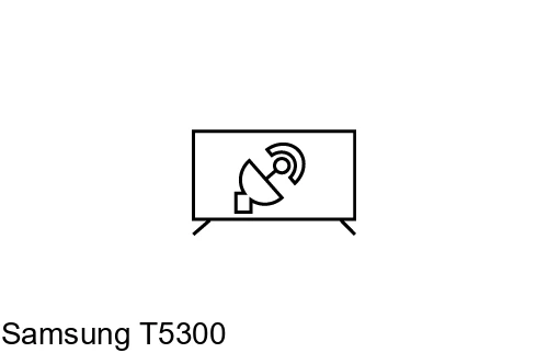 Rechercher des chaînes sur Samsung T5300