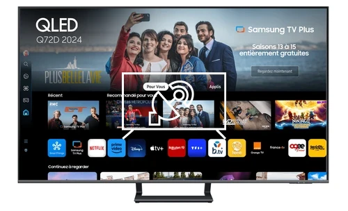 Search for channels on Samsung TQ55Q72DAT