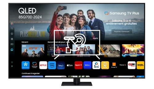 Search for channels on Samsung TQ85Q70DAT