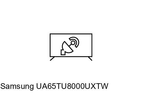 Buscar canales en Samsung UA65TU8000UXTW