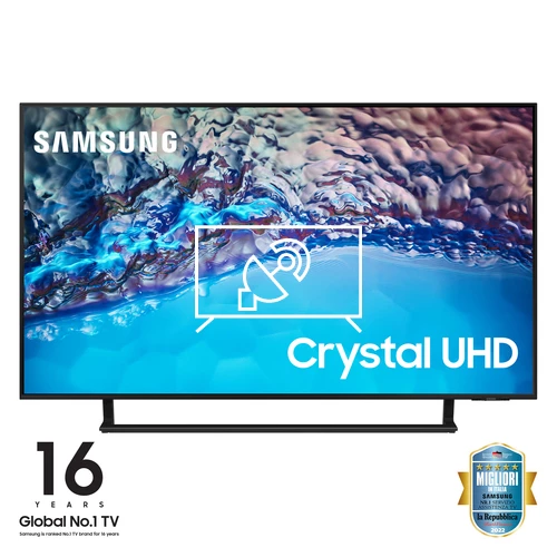 Search for channels on Samsung UE43BU8570