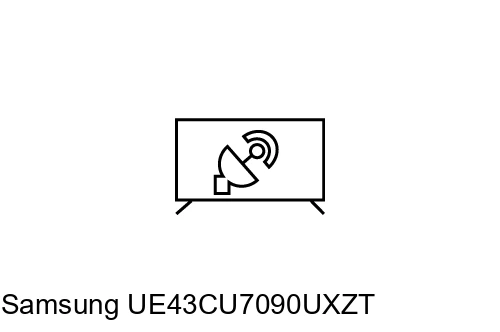 Buscar canales en Samsung UE43CU7090UXZT