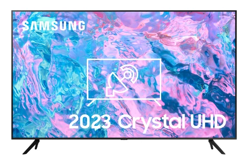 Rechercher des chaînes sur Samsung UE43CU7100KXXU