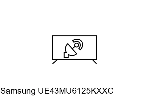 Rechercher des chaînes sur Samsung UE43MU6125KXXC