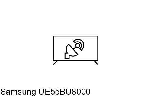 Buscar canales en Samsung UE55BU8000