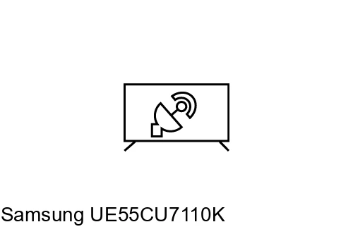 Search for channels on Samsung UE55CU7110K