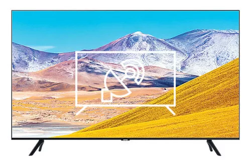 Search for channels on Samsung UE55TU8070S
