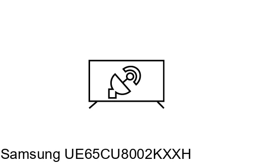 Search for channels on Samsung UE65CU8002KXXH