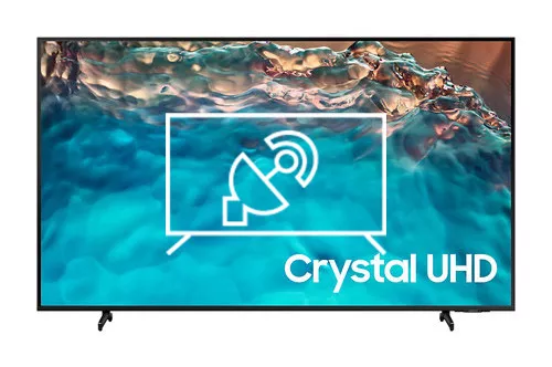 Search for channels on Samsung UE75BU8072UXXH