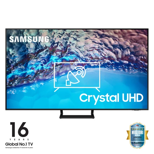 Search for channels on Samsung UE75BU8570