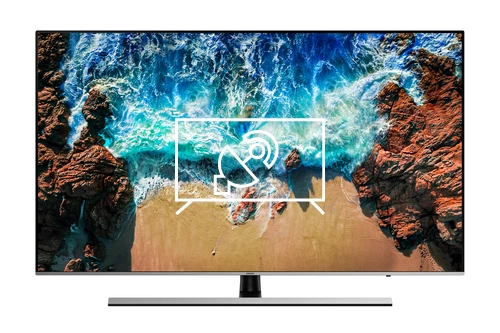 Search for channels on Samsung UE75NU8000T
