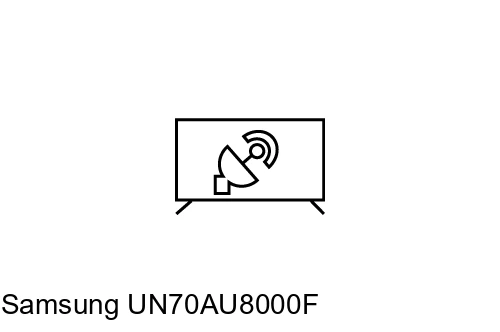 Search for channels on Samsung UN70AU8000F
