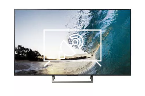 Search for channels on Sony 65 4K HDR Ultra HD TV