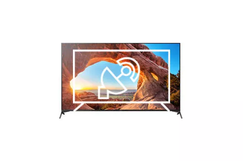 Search for channels on Sony 75X89J