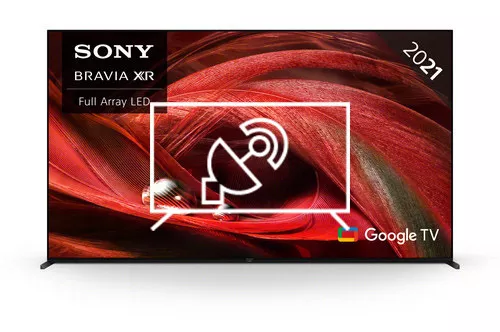 Search for channels on Sony 75X95J