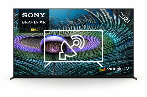 Search for channels on Sony 85Z9J