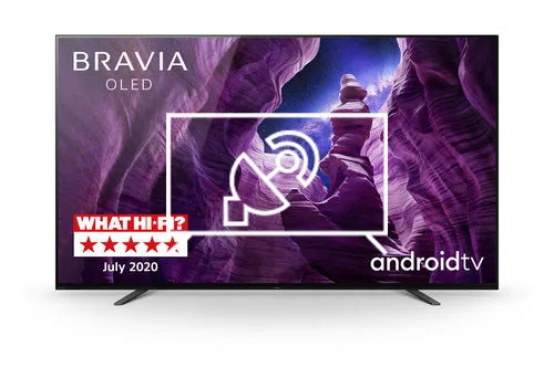Search for channels on Sony BRAVIA KD55A8
