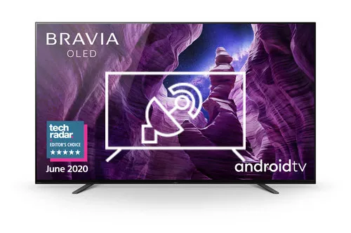 Search for channels on Sony BRAVIA KD65A8
