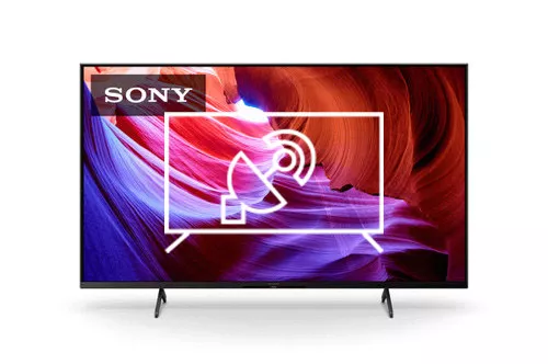 Search for channels on Sony Bravia X85K