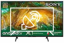 Search for channels on Sony KD-43X8000H