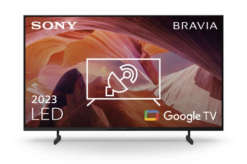 Search for channels on Sony KD-43X80L