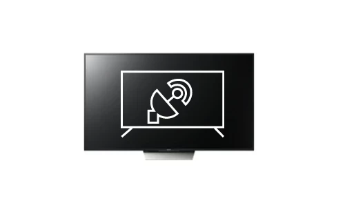 Search for channels on Sony KD-55X8500D