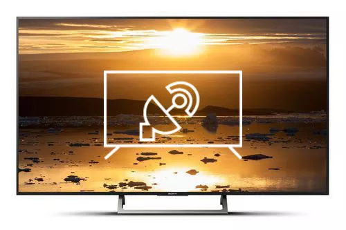 Search for channels on Sony KD-55X8500E