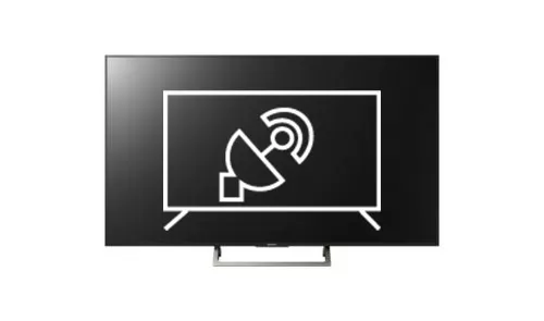 Search for channels on Sony KD-55XE8599