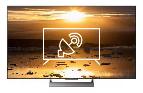 Search for channels on Sony KD-75X9000E