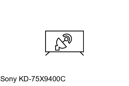 Search for channels on Sony KD-75X9400C