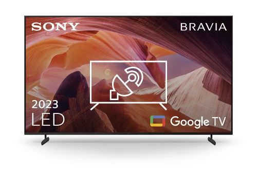 Search for channels on Sony KD-85X80L