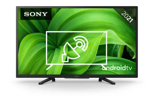 Search for channels on Sony KD32W800PU
