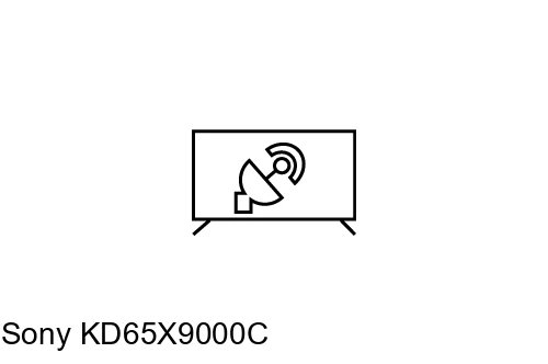 Search for channels on Sony KD65X9000C