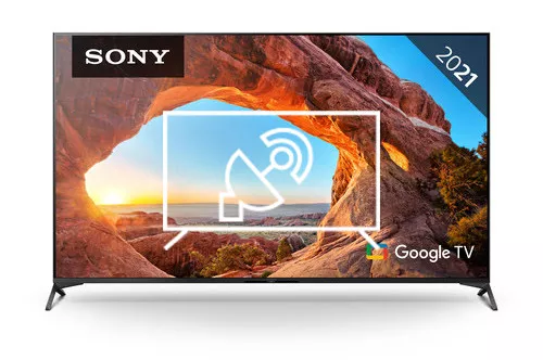 Rechercher des chaînes sur Sony Sony BRAVIA 4K KD-75X89J - 75-inch - LED - 4K Ultra HD (UHD) - High Dynamic Range (HDR) - Google TV - (Black, 2021 model)
