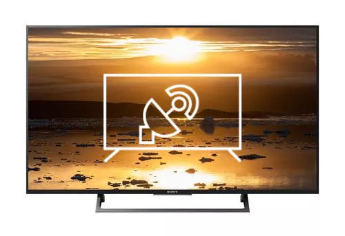Search for channels on Sony XBR-55X800E