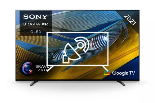 Search for channels on Sony XR-55A80J