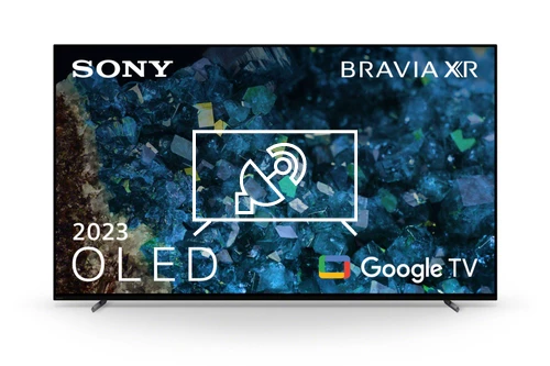 Search for channels on Sony XR55A80LU