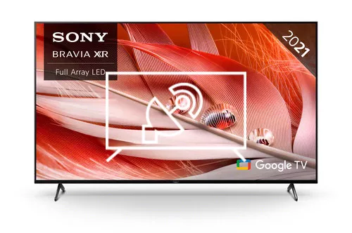 Search for channels on Sony XR55X90JU