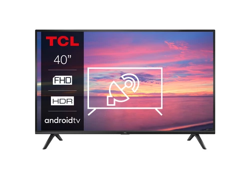 Search for channels on TCL 40" Full HD LED Smart TV