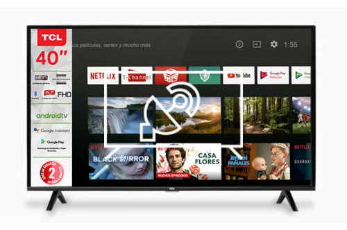 Search for channels on TCL 40A325