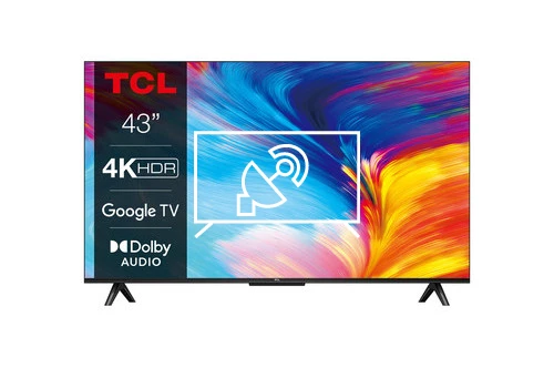 Search for channels on TCL 4K Ultra HD 43" 43P635 Dolby Audio Google TV 2022