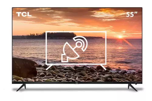 Search for channels on TCL 55A527