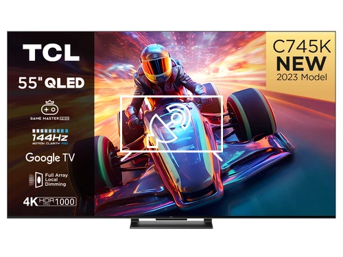 Search for channels on TCL 55C745K