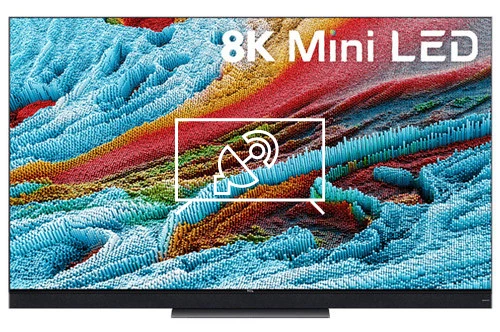 Search for channels on TCL 65" 8K Mini-LED Smart TV